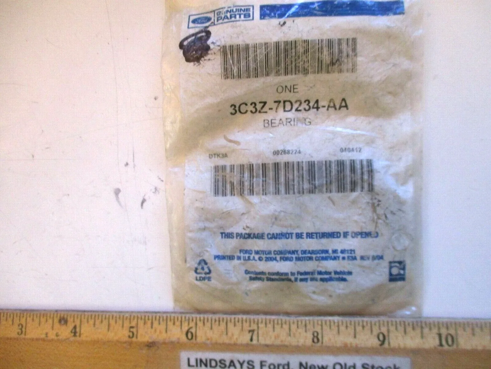 2004-2012 Ford F-150 4 SPD Auto Transmission Bearing - 3C3Z-7D234-AA image 2