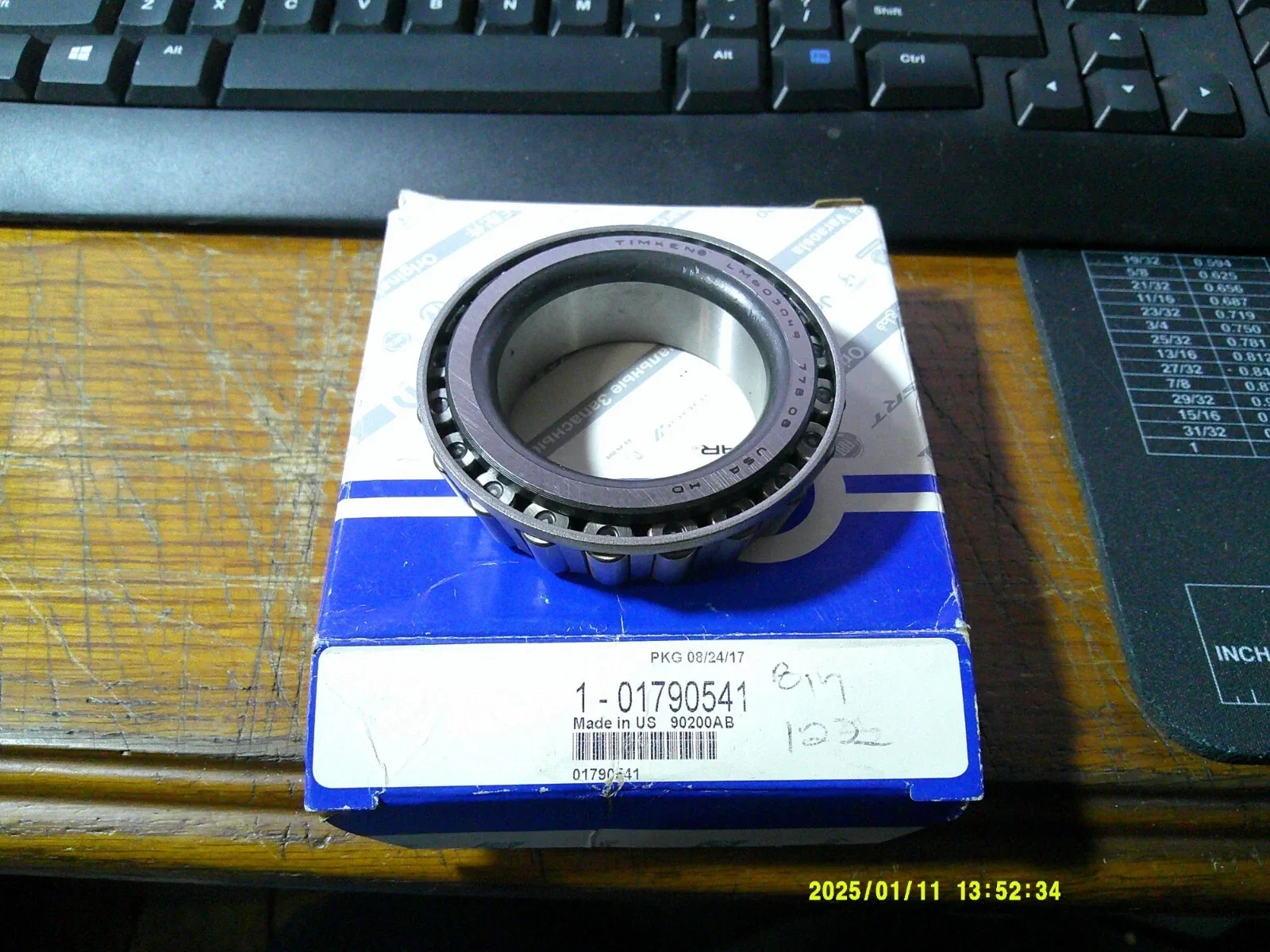 Mopar Differential Bearing Timken LM603049 (OE 01790541 / 1790541)