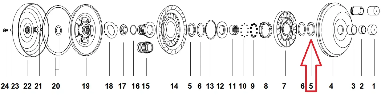 10-pack Torque Converter Bearing for GM Transmissions SW-2-11K-10 image 3
