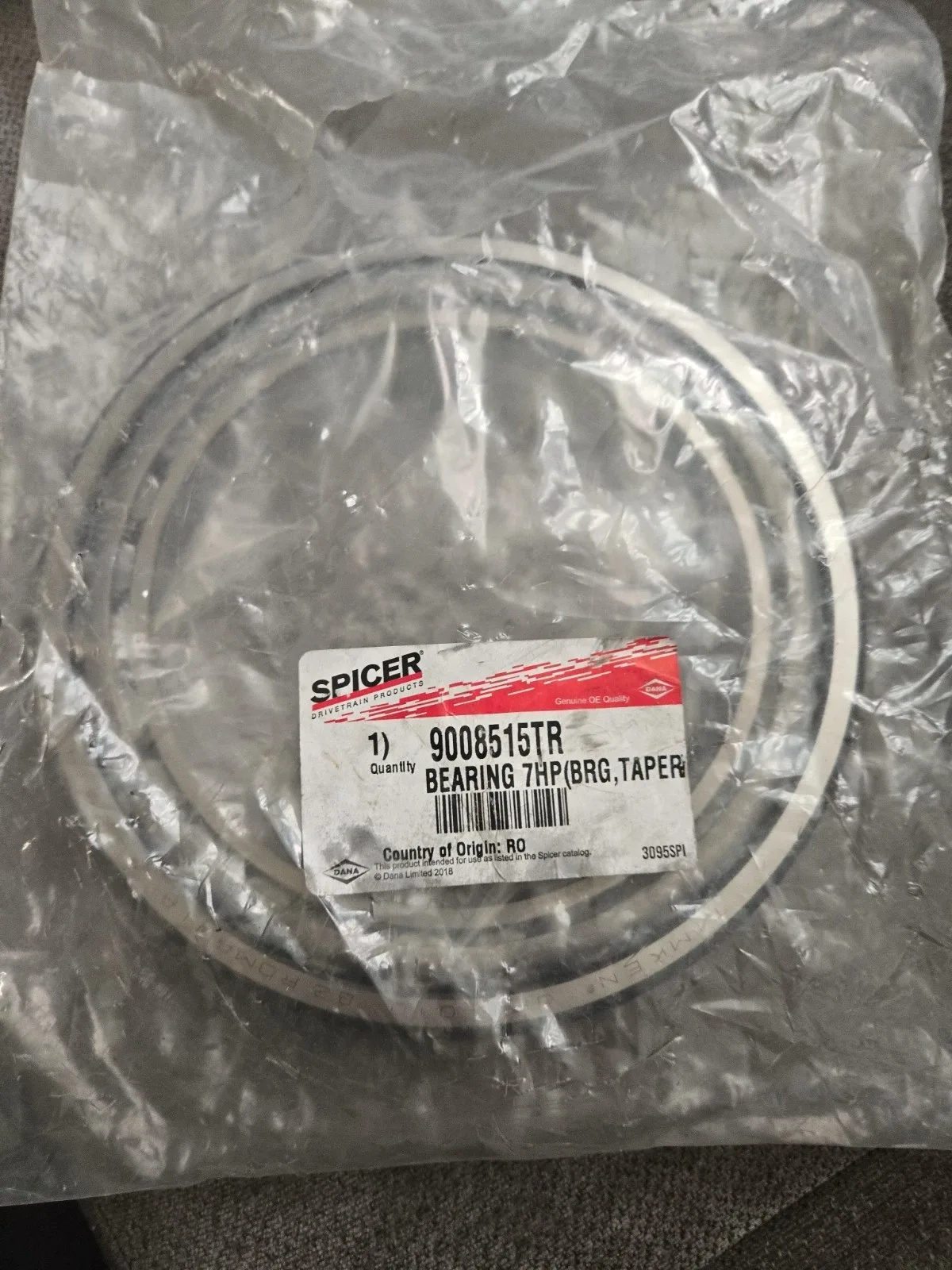 DANA Spicer 9008515TR Tapered Bearing Assembly image 2