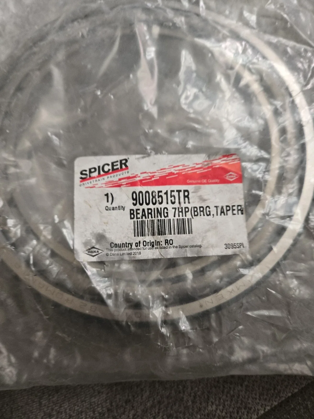 DANA Spicer 9008515TR Tapered Bearing Assembly