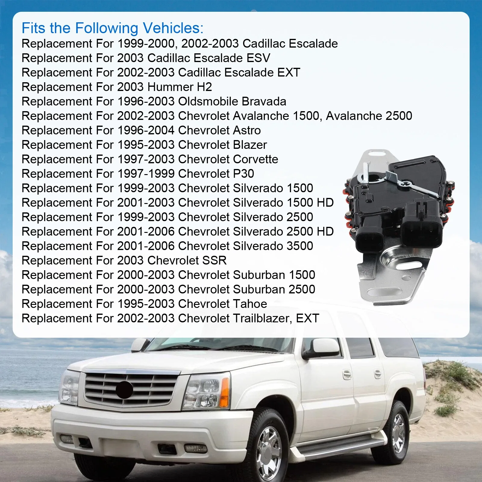4L60E PRNDL NEUTRAL SAFETY SWITCH MLPS For 1995-2003 GMC Chevy Truck image 3