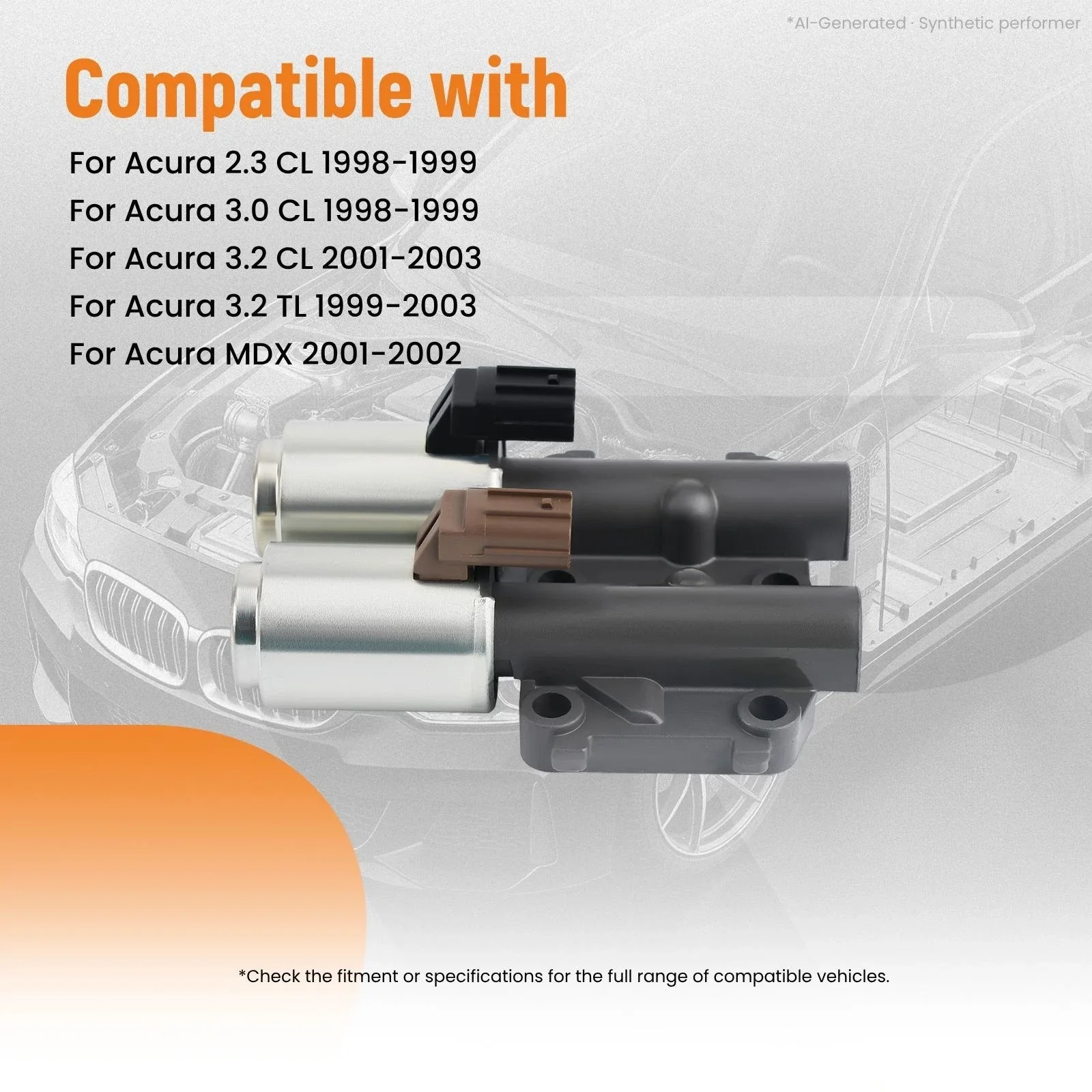 Transmission Dual Linear Shift Solenoid For Honda Accord CRV Acura 28260PRP014 image 2