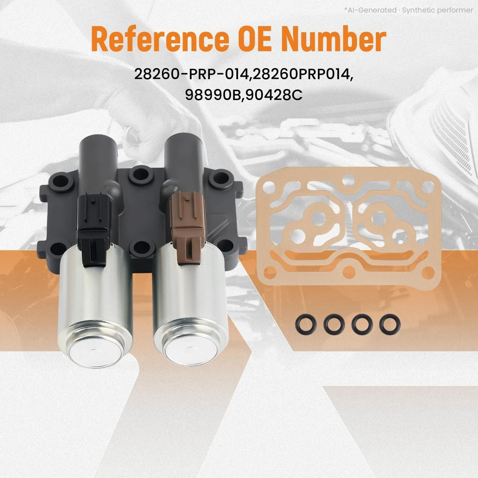 Transmission Dual Linear Shift Solenoid For Honda Accord CRV Acura 28260PRP014 image 3