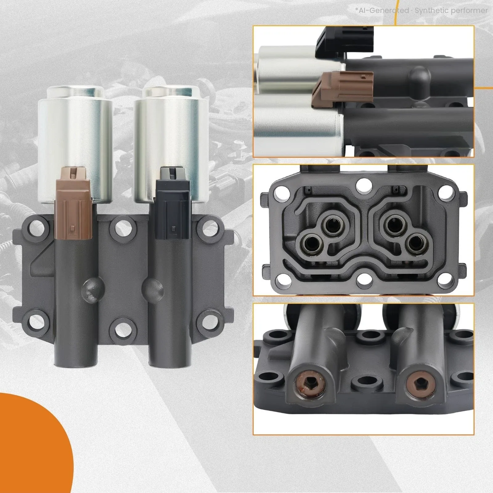 Transmission Dual Linear Shift Solenoid For Honda Accord CRV Acura 28260PRP014 image 4