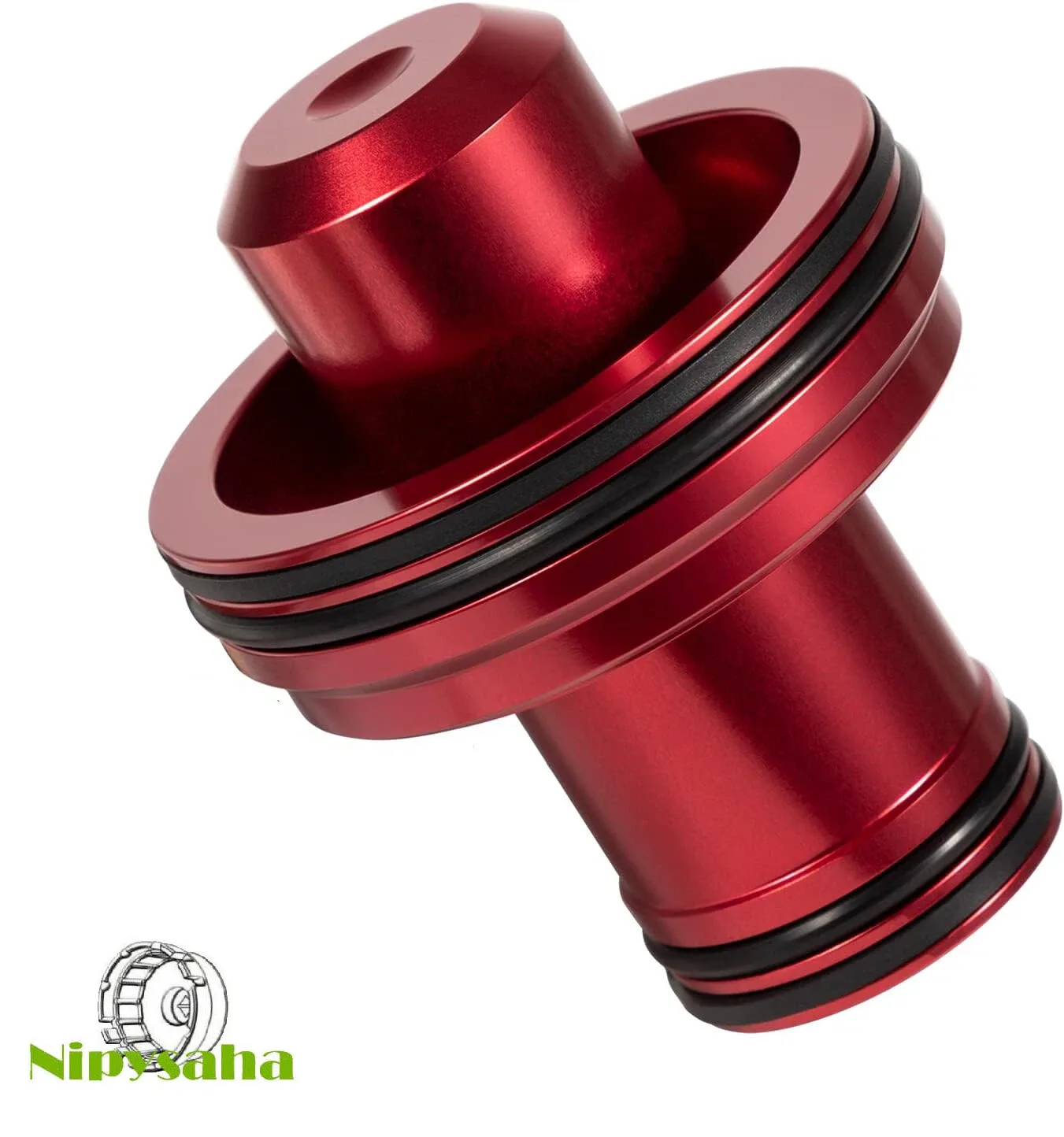 Chrysler 727 Accumulator Piston Kit 22841-04K - Red Anodized Aluminum
