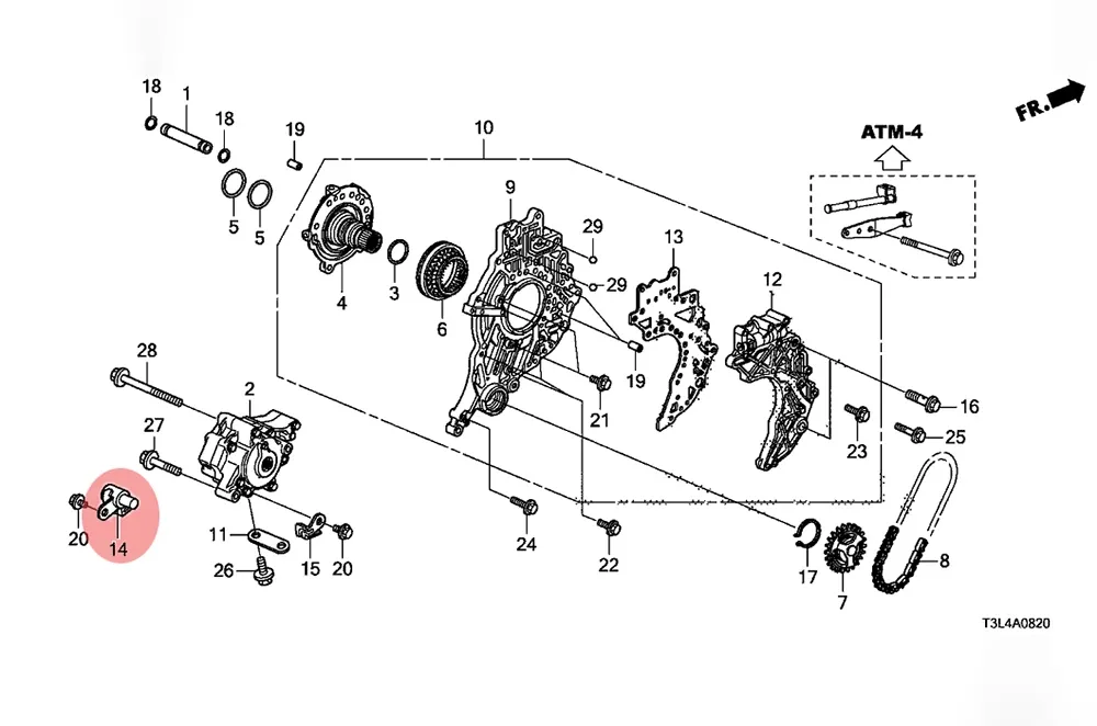2013-2025 Honda Accord / CR-V / Civic OEM Transmission Shift Solenoid image 2