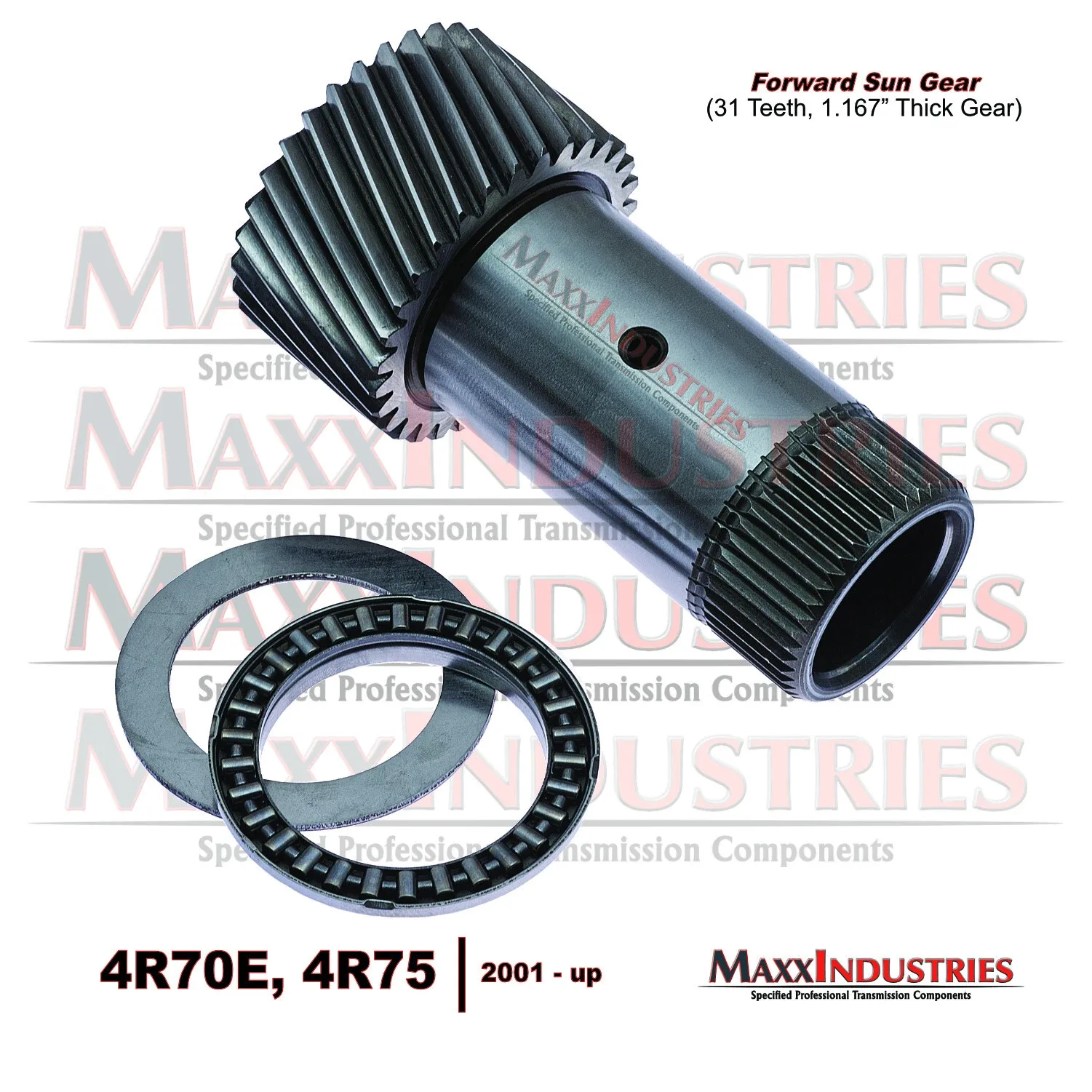 4R70W/4R75 Sun Gear with Bearing 31‑Teeth 1.167 Upgrade Kit MPN 46186A image 2