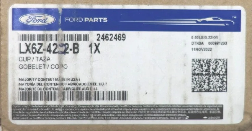 2020-2025 Ford Escape HF45 Differential Bearing Race LX6Z-4222-B image 2