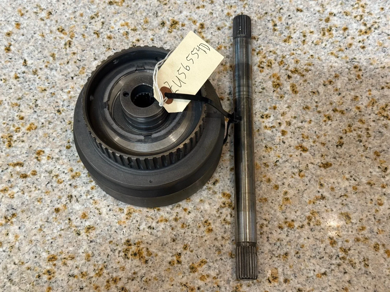 Ford A4LD Forward Drum and Input Shaft MPN 56554 / 56554D