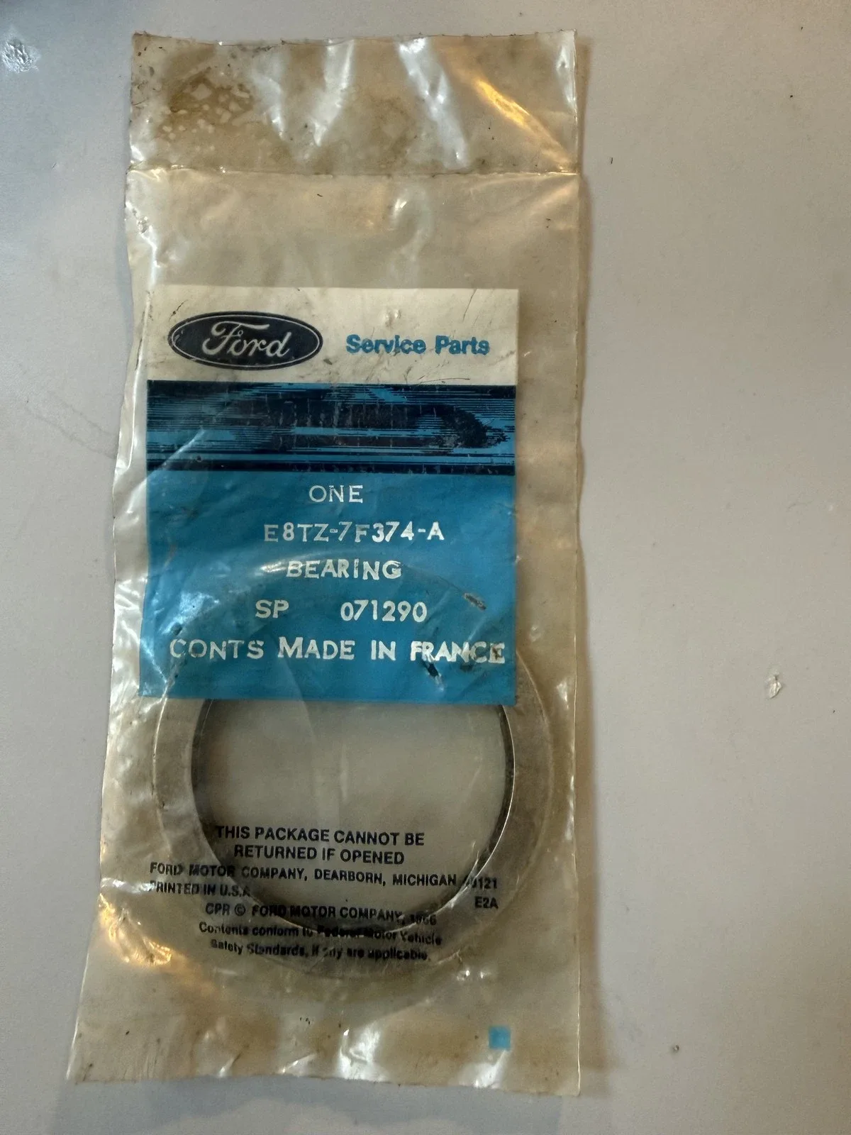 E8TZ-7F374-A Needle Bearing — 1988-93 Ford (fitment)