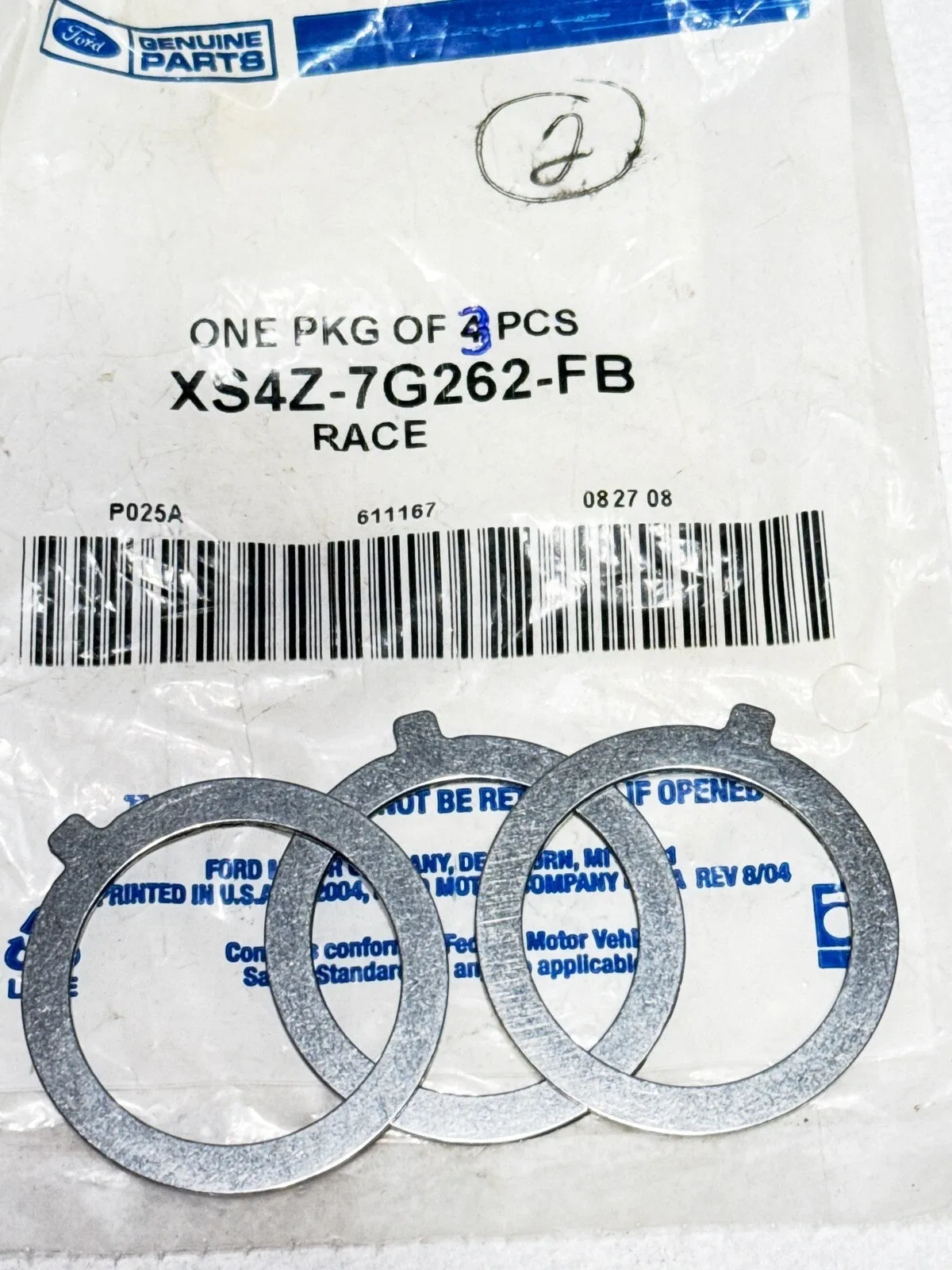 2000-2013 Ford Focus / Transit Connect Race Bearing XS4Z-7G262-FB