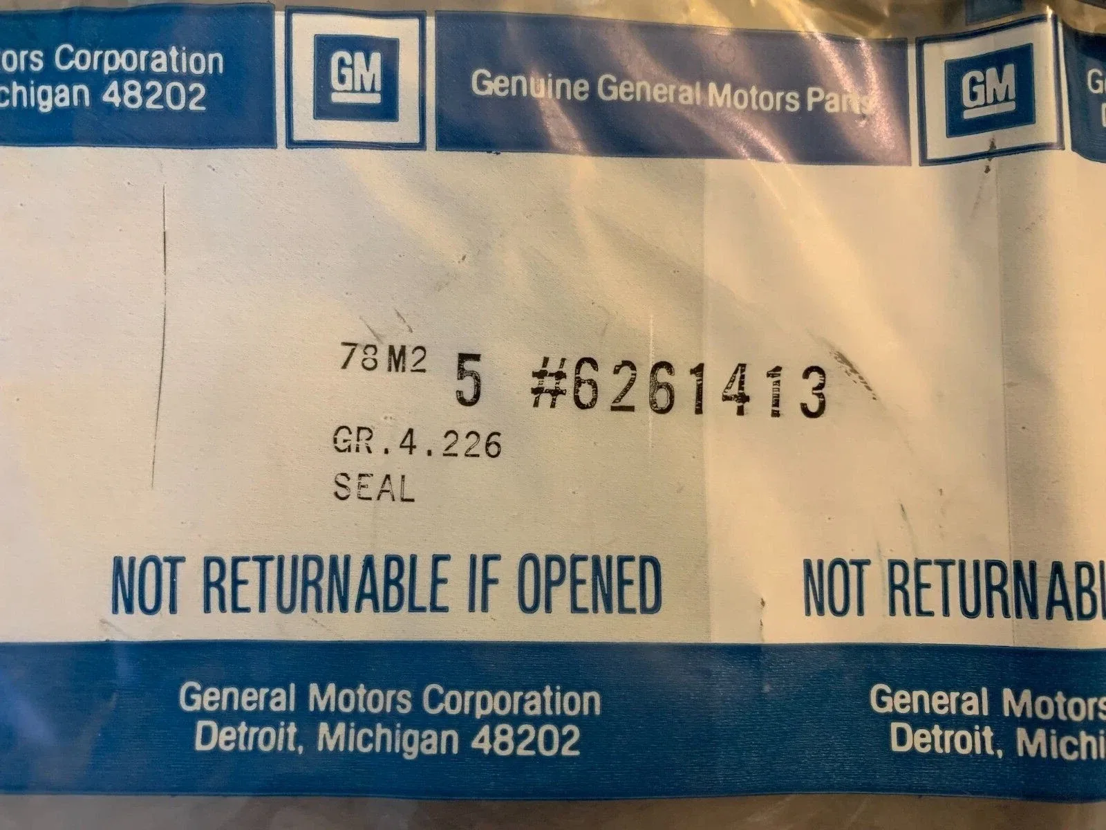 GM 6261413 Transmission Oil Pump Seal — Lot of 3 image 3