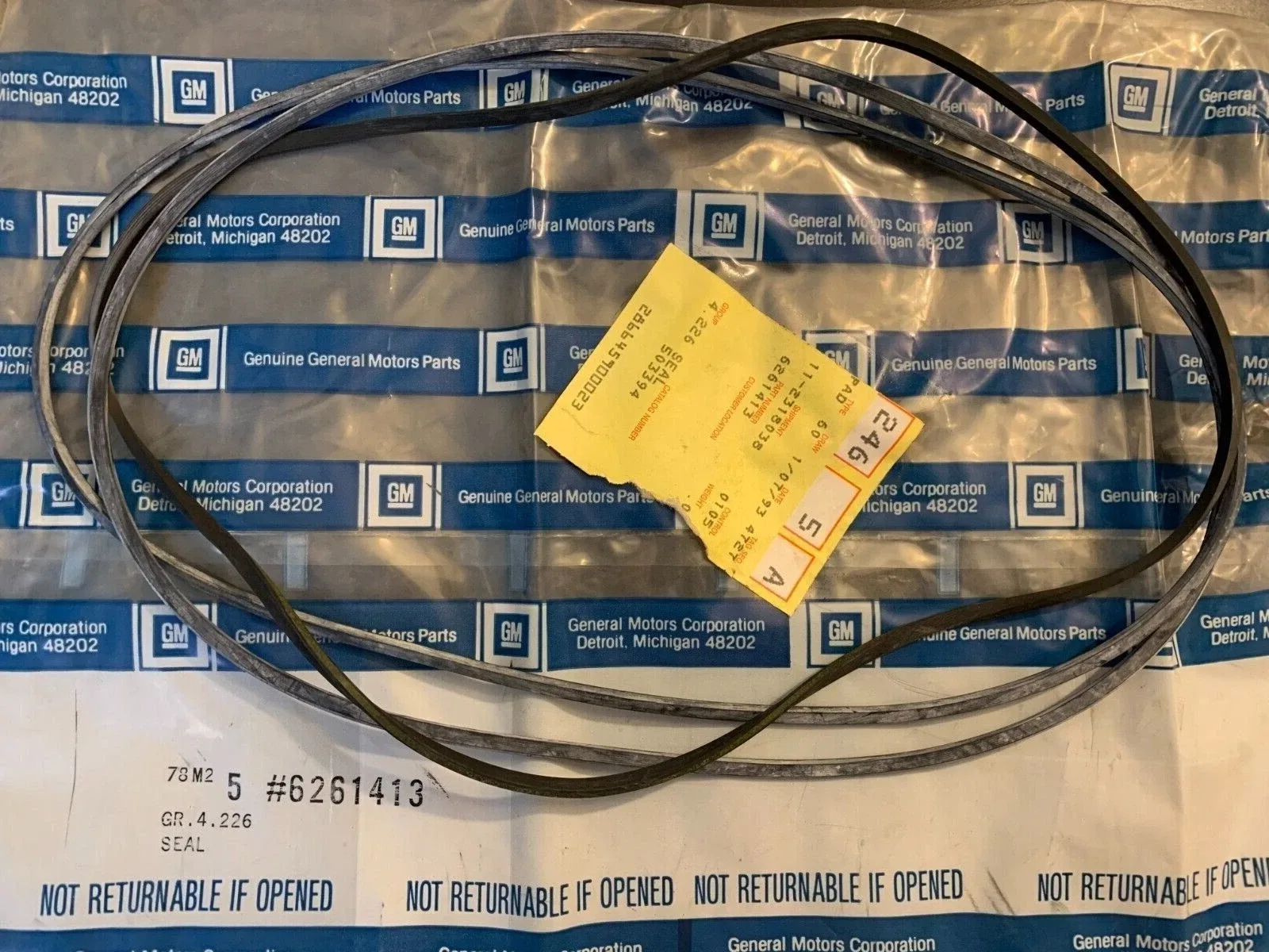 GM 6261413 Transmission Oil Pump Seal — Lot of 3