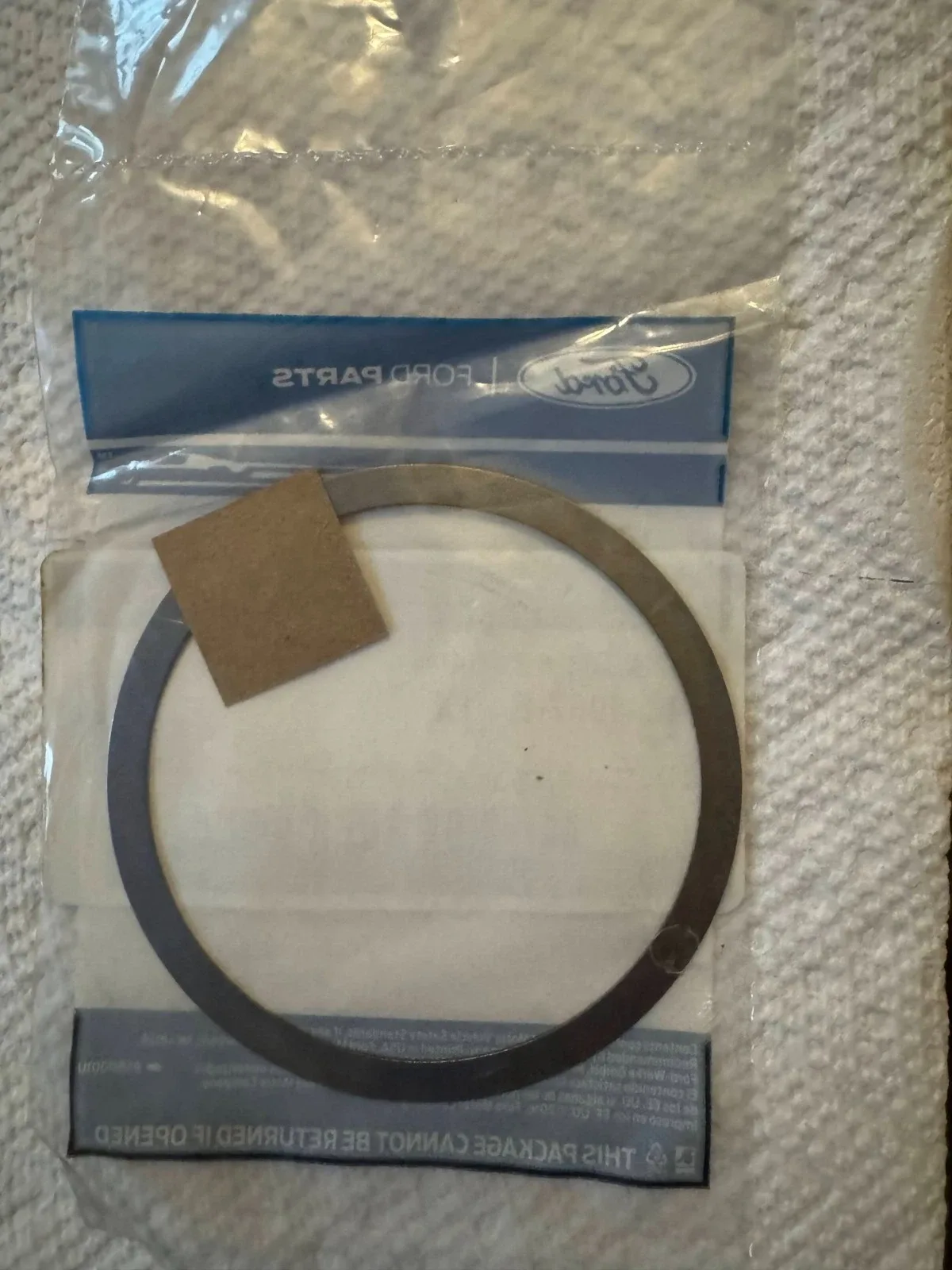 2015-2023 Ford / Lincoln Automatic Transmission Differential Carrier Bearing Shim 7T4Z-4067-E image 2