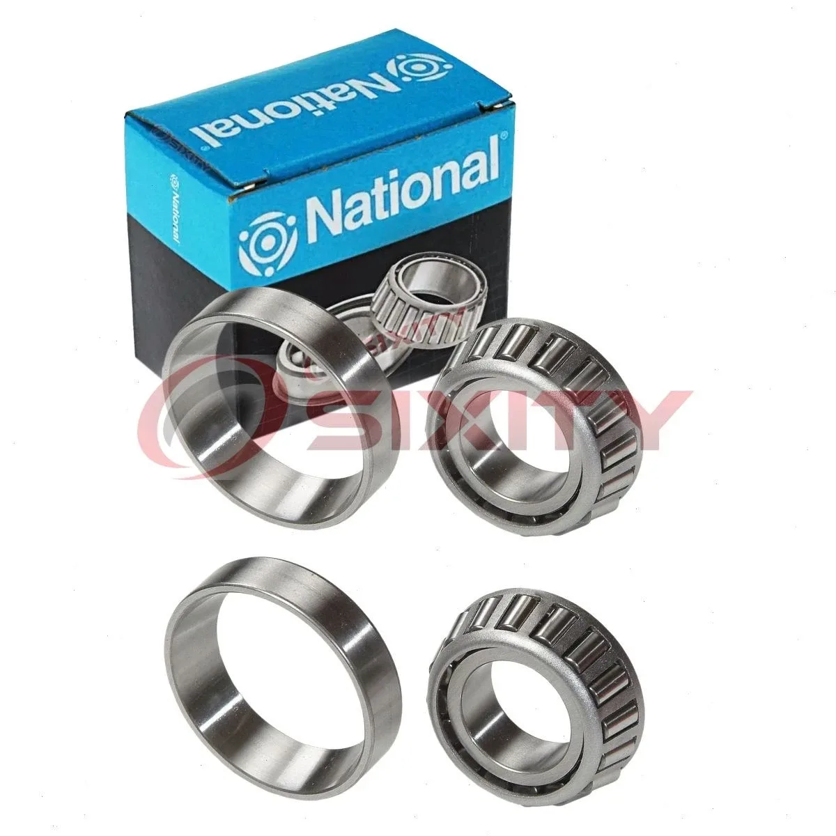 2 pc National Transfer Shaft Bearings for 1991-1992 Hyundai Scoupe Automatic wv