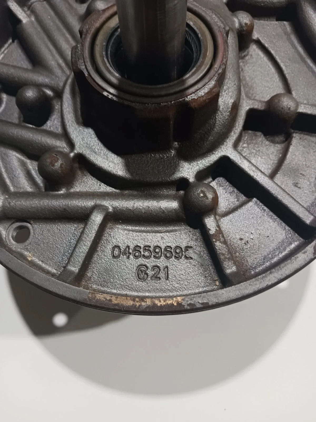 42RLE TRANSMISSION OIL PUMP 2003-UP ASSEMBLY CASTING 04659695, CHECKED GOOD USED image 4