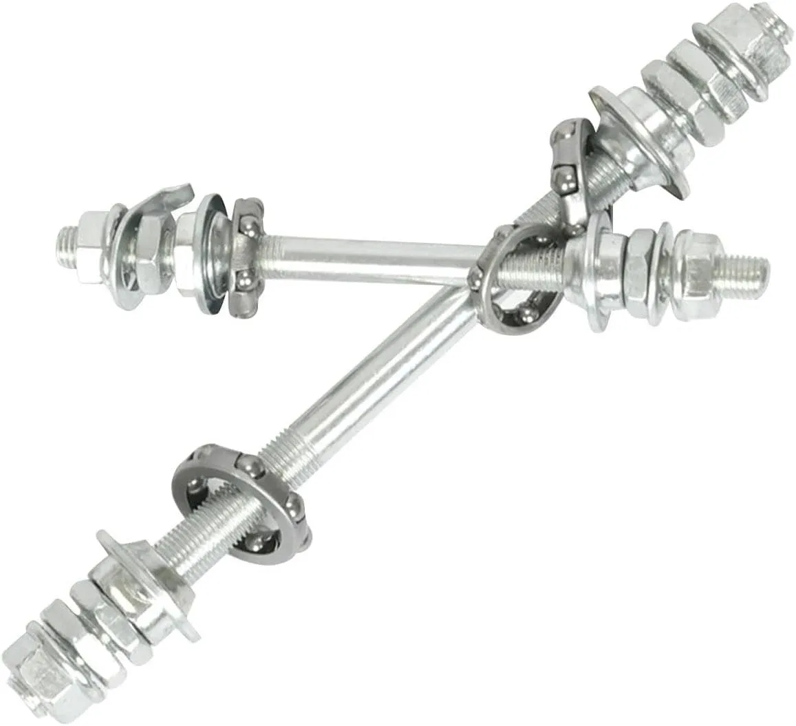 Front Axle Bearings 4.92 in for Road & Mountain Bike Wheel Hub — Silver, MPN 1 image 3