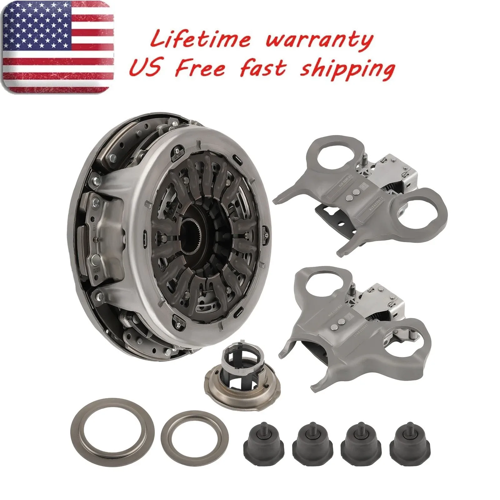 2012-2019 Ford Focus / Fiesta / B-MAX / EcoSport 6DCT250 DPS6 Clutch Kit EGHRLQ