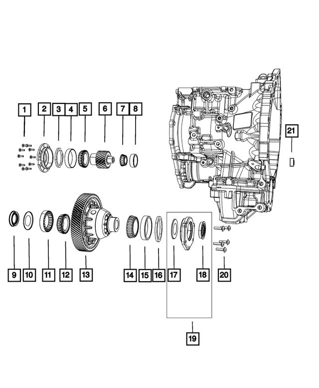 Genuine Mopar Differential Bearing Cup 5078692AA image 2