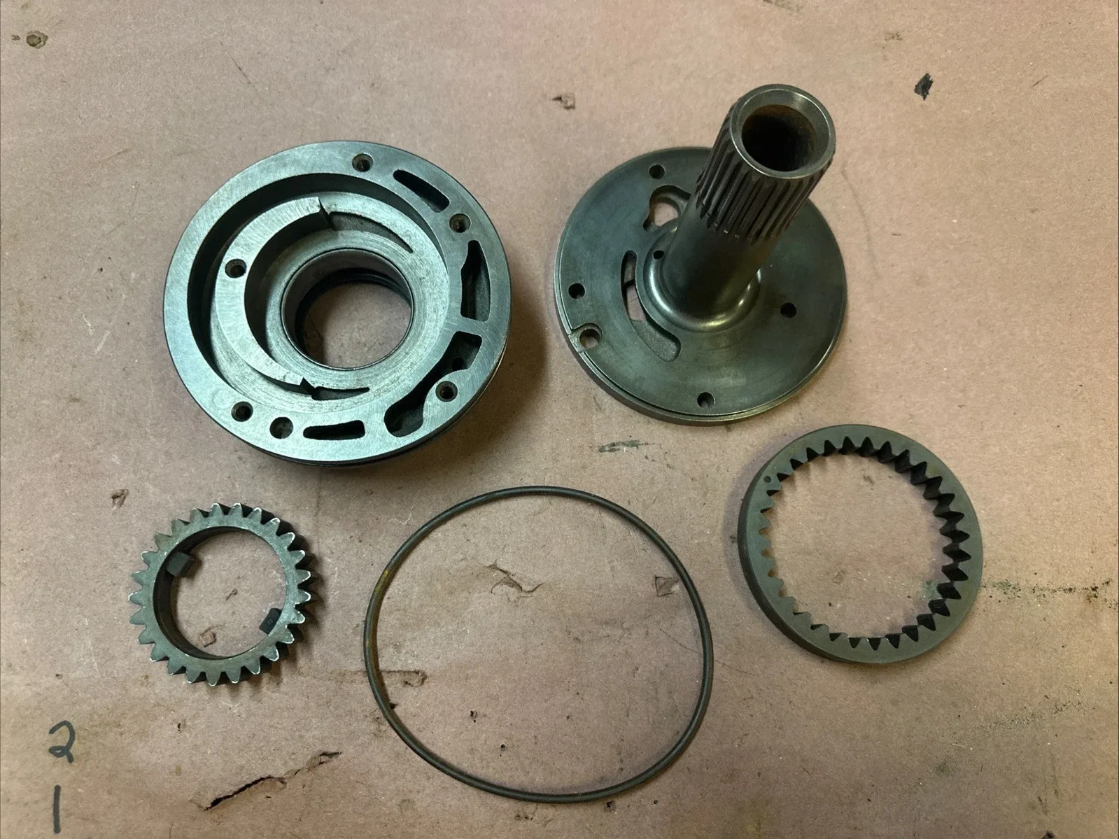 1958-1962 Corvette Impala Bel Air Transmission Front Oil Pump Assy GM 3744346 image 2