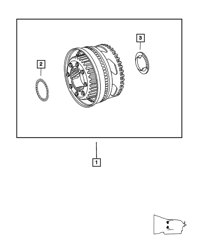 Mopar Needle Bearing 52108122AA Genuine OEM