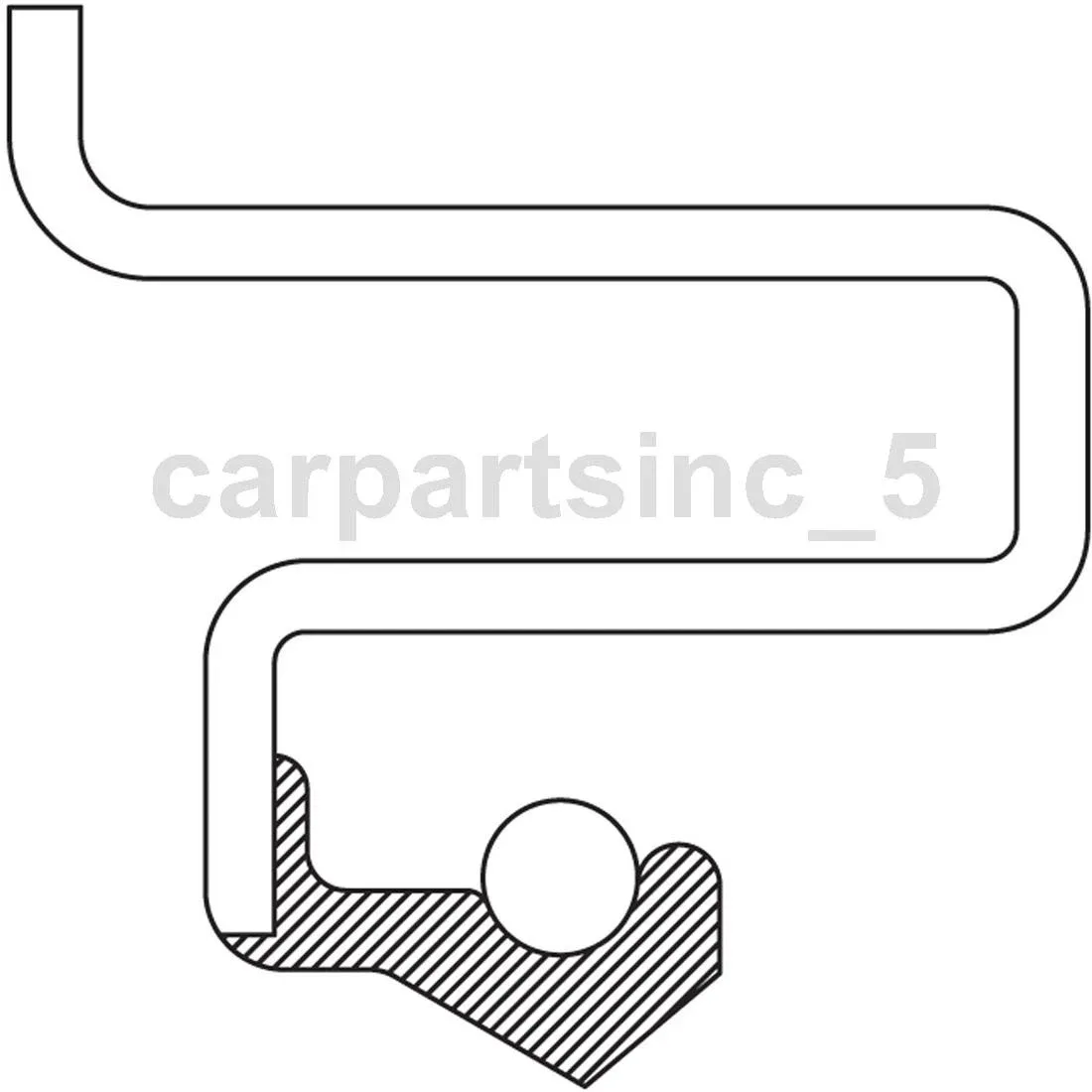 1975-1980 Dodge B100 Front Automatic Transmission Oil Pump Seal - National CARINC260723173953 image 4