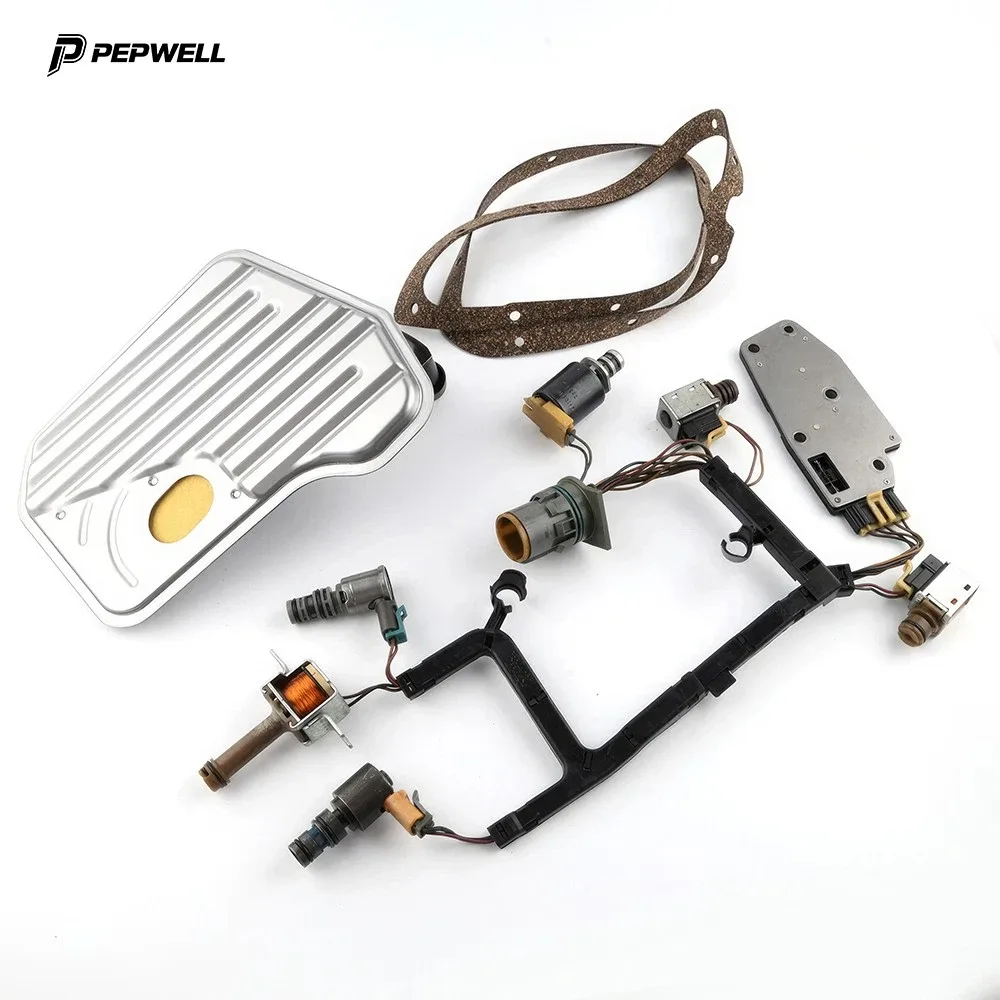 4L60E 4L65E FOR GM EPC Shift Transmission Solenoid Kit W/Harness 03-07 9pc Set