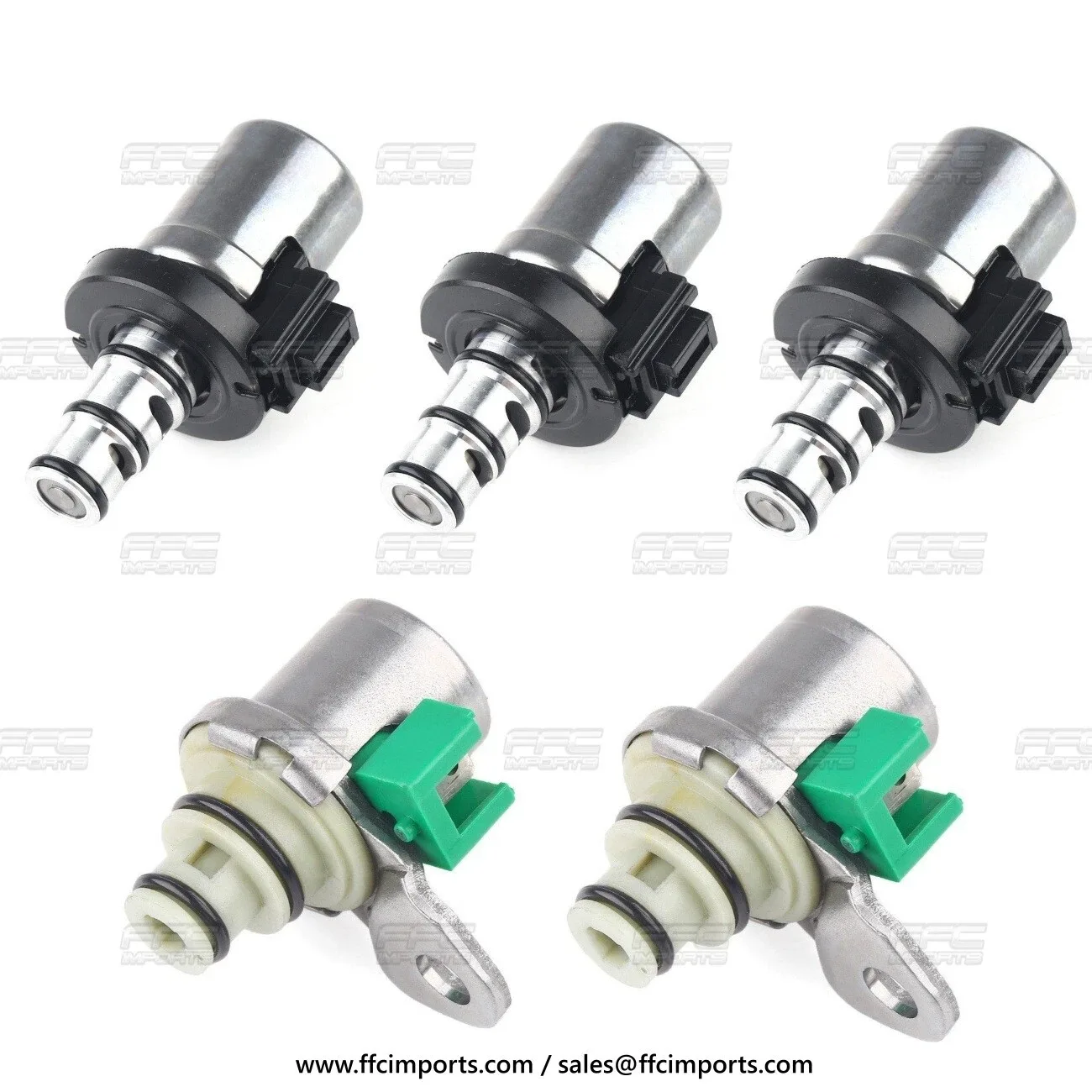 4F27E FN4A-EL Transmission A B C D E Shift Solenoid SET 99-UP for Ford Mazda 3 6