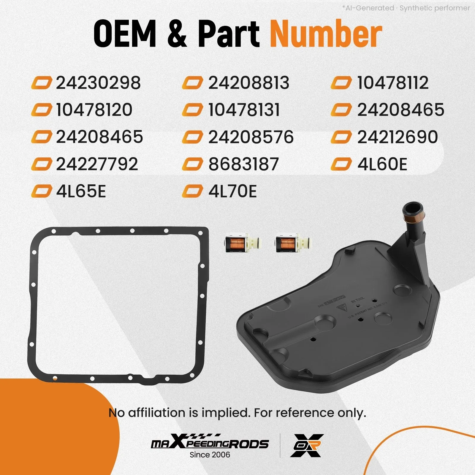 2002-2007 Cadillac/Buick Shift Solenoid A B Kit G1WVIT (24230298) image 4