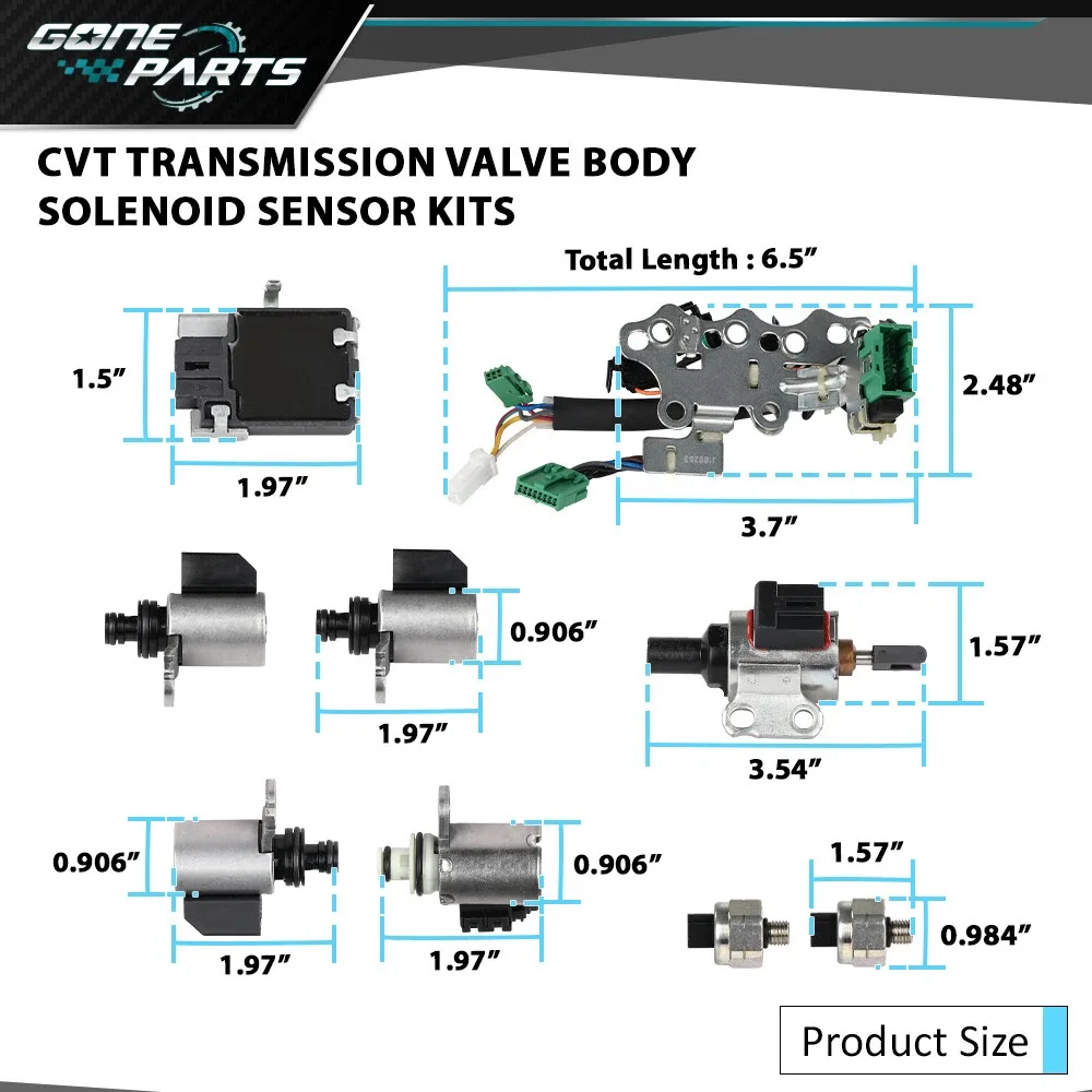 Fit For 2009-2012 Nissan Altima Rogue CVT Transmission Solenoid Valve Body image 4