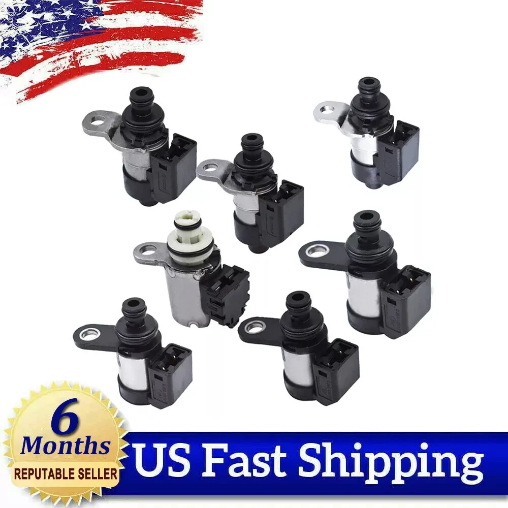 Nissan Shift Solenoid Set RE5R05A (QS24320QR) – 7Pc Remanufactured for Titan, Frontier, Armada, Pathfinder