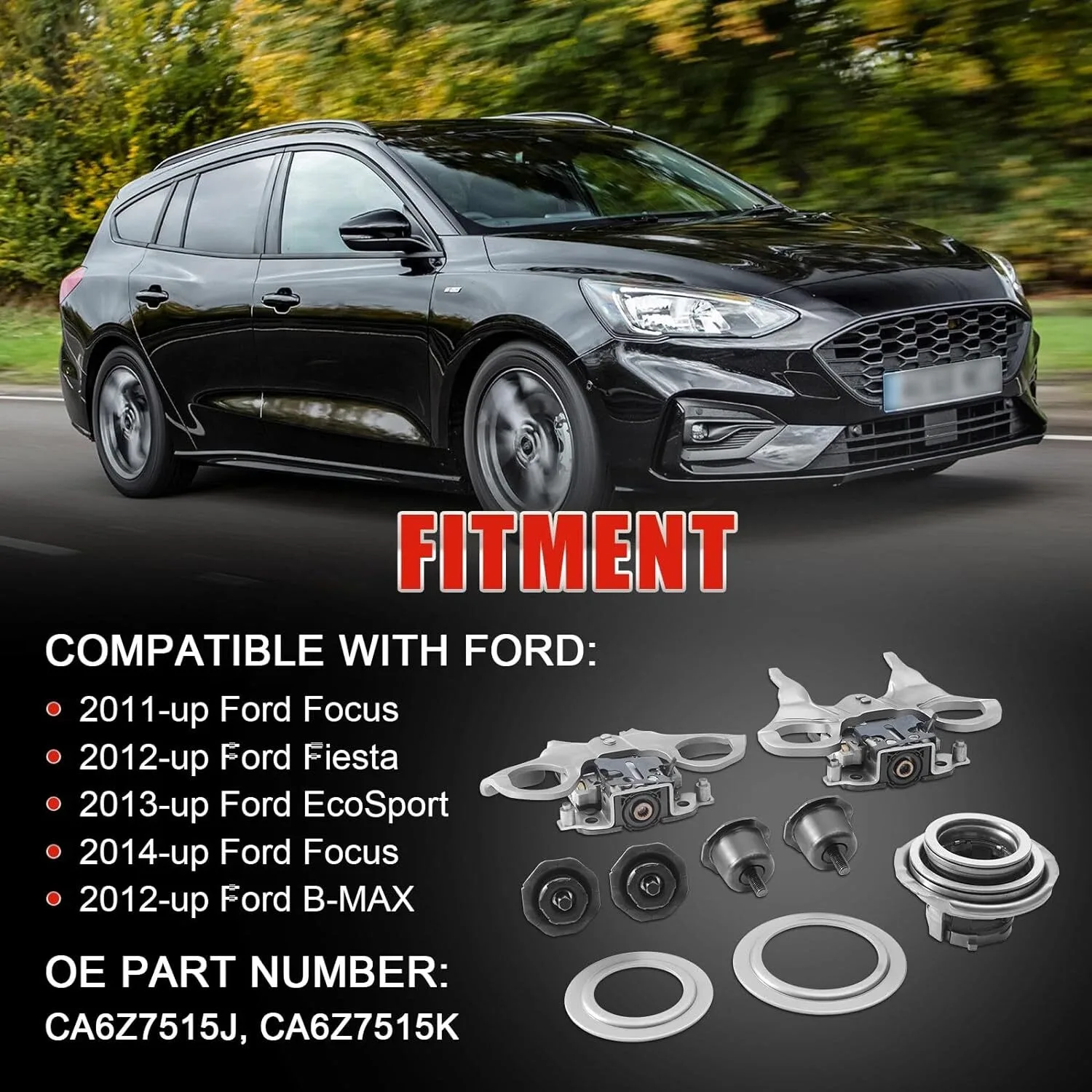 2012-2019 Ford Fiesta / Focus Clutch Release Fork & Bearing Kit 6DCT250 DPS6 image 4