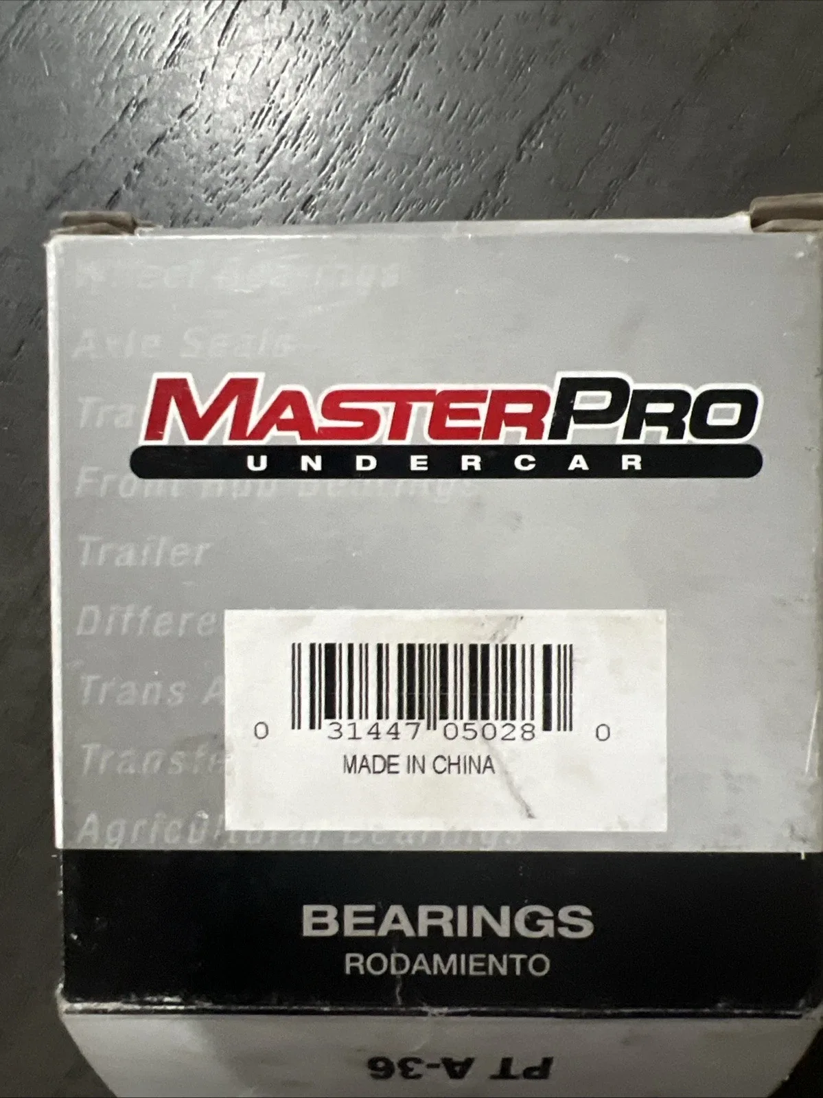 Masterpro BR36 Differential Bearing Set (New) image 4