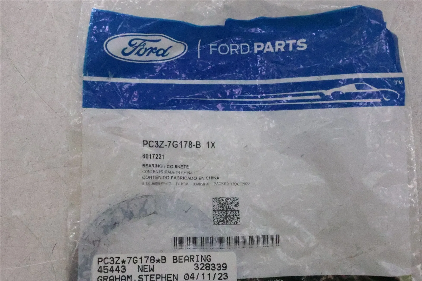 2020-2026 Ford F250 F350 F450 10R140 Transmission Bearing PC3Z-7G178-B image 2
