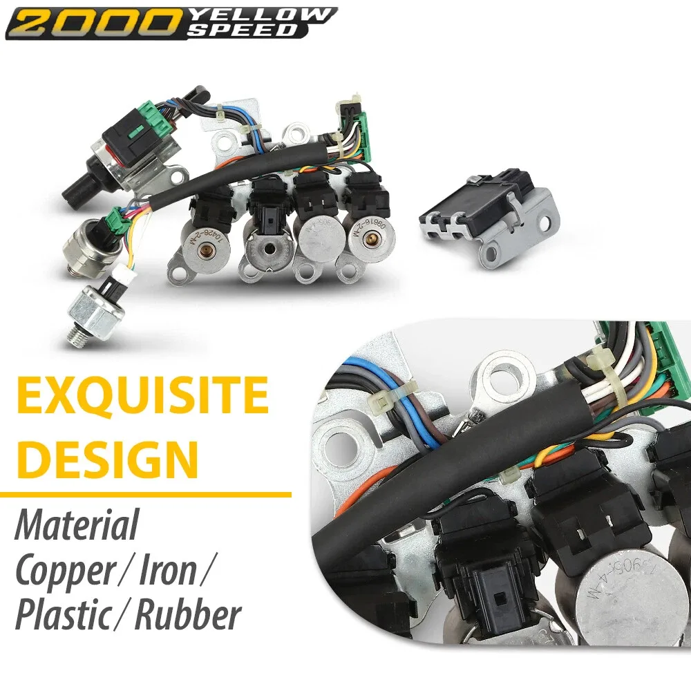 Fit For Nissan CVT Transmission Valve Body Solenoid Sensor Kit NEW image 4