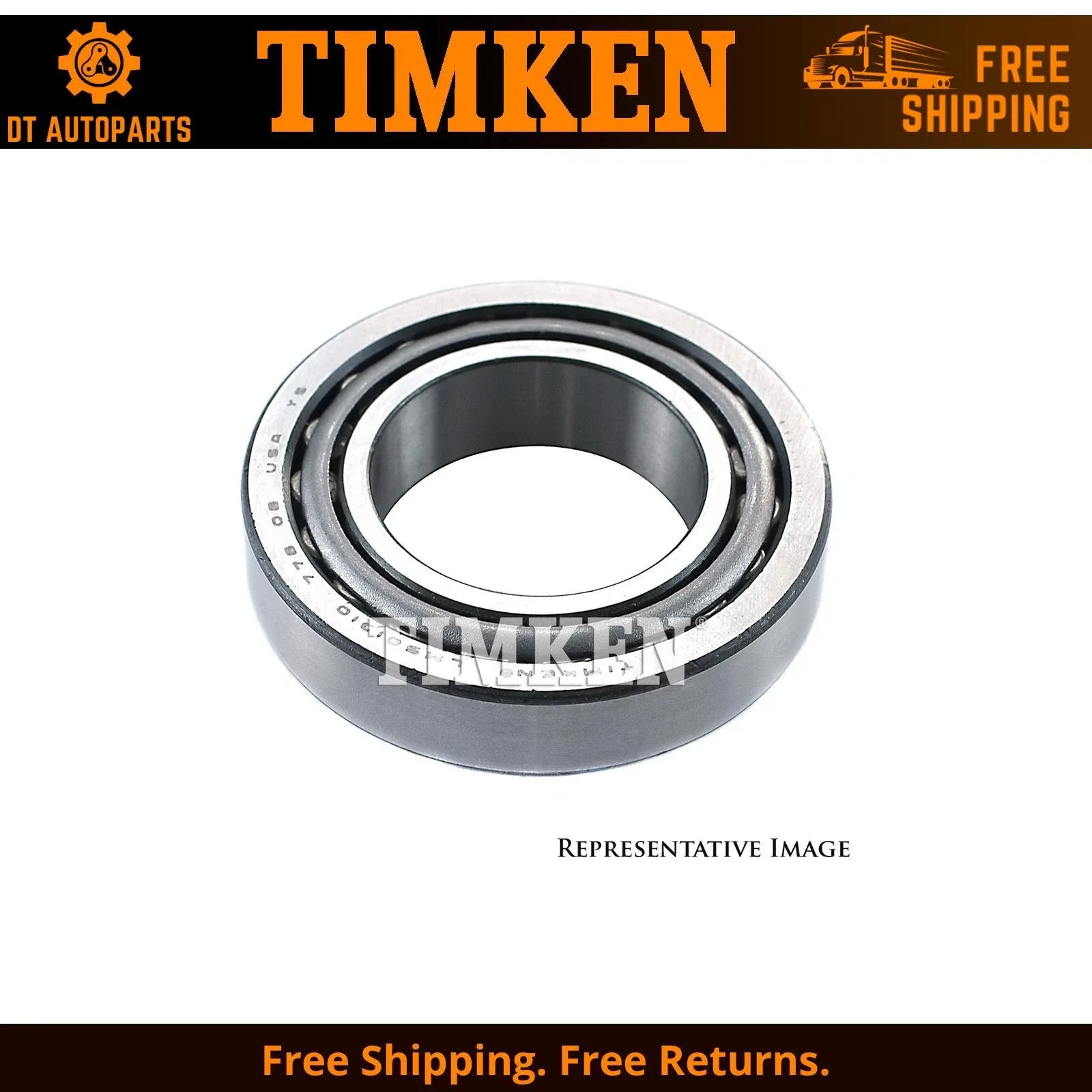 1987-1993 Mitsubishi Precis Automatic Transmission Transfer Shaft Bearing Timken 851VE13