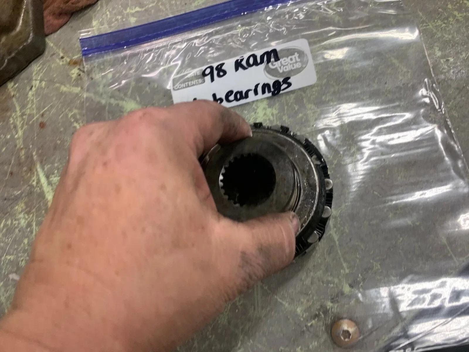 1998-2001 RAM 4x4 42RE Overdrive Support Bearings image 3