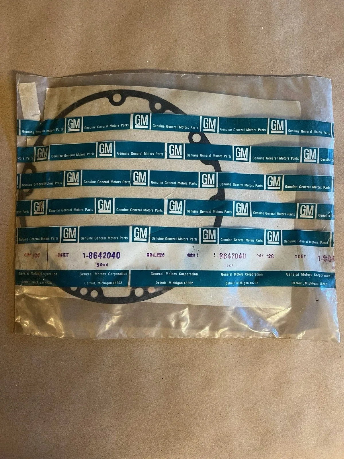 GM Oil Pump Cover-to-Case Gasket Delco NOS 8642040