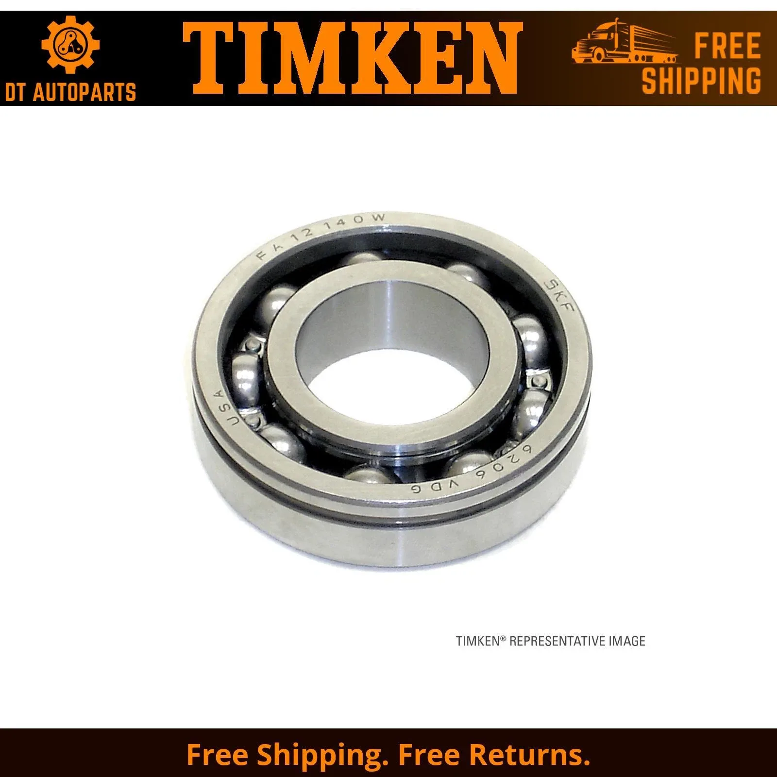 1960 Dodge Dart Automatic Transmission Extension Housing Bearing Timken 411ZD20