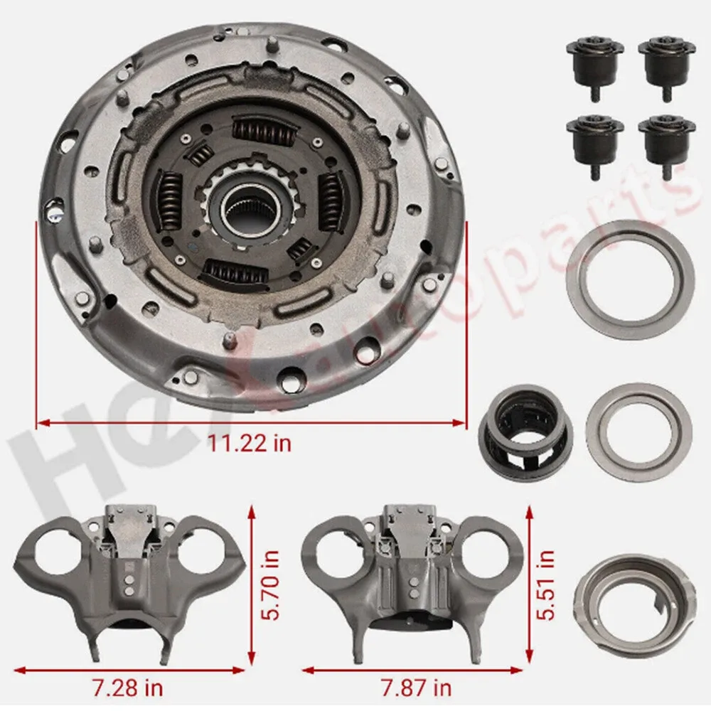 2012-2019 Ford Focus & Fiesta Dual Clutch Fork Kit 6DCT250 MPN 604548