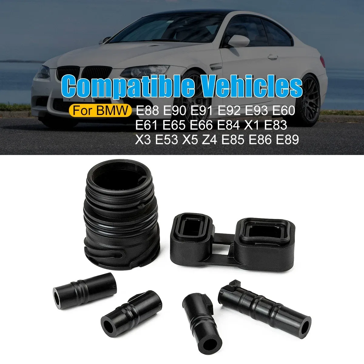 2004-2006 BMW Valve Body to Case Sleeve Seal Kit 24107536339 image 3