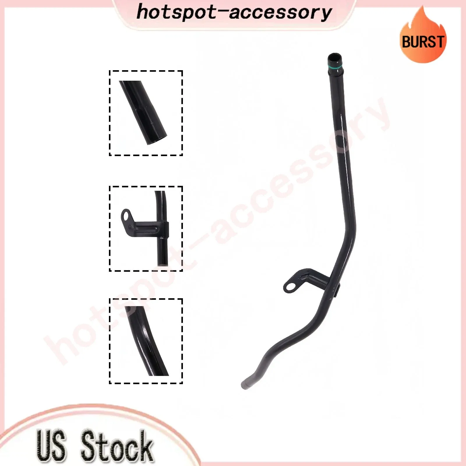 2007-2008 Ford F150 Transmission Fluid Dipstick Tube 7L3Z-7A228-A image 2
