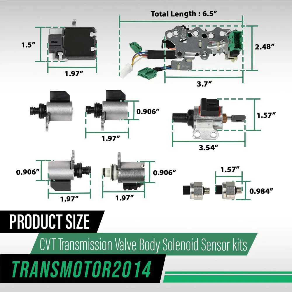Nissan CVT Shift Solenoid / Valve Body Sensor Kit TRA864820 image 3