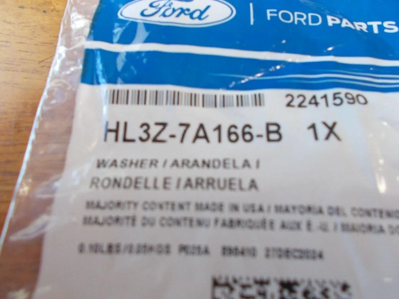 Ford Bearing HL3Z7A166B OEM