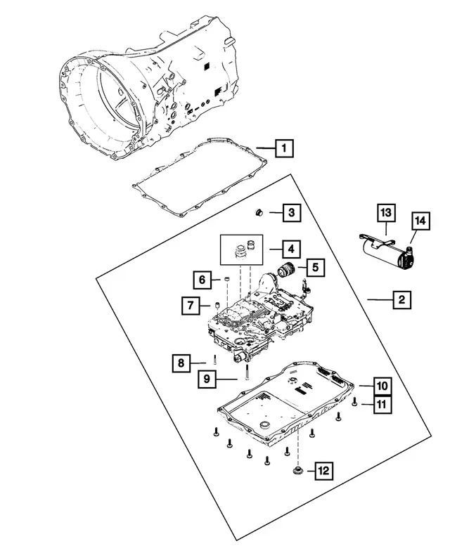 2023 Jeep Grand Cherokee / Grand Cherokee L Transmission Valve Body & Control Unit - Mopar 68618291AA