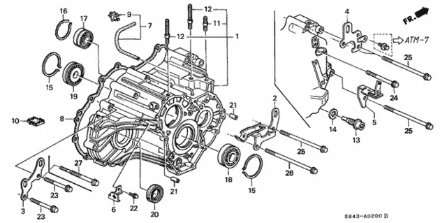 1998-2002 Honda Accord Ball Bearing 27x60x27 — 91002-PAX-005