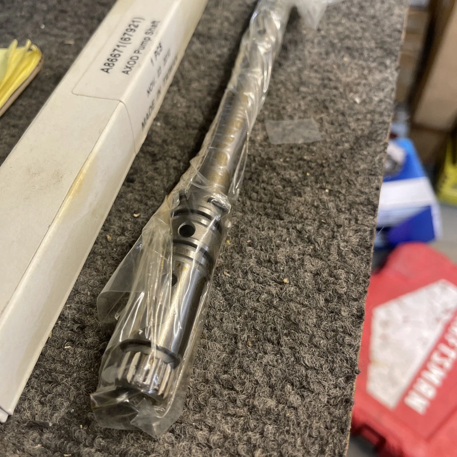 Oil Pump Shaft with PTFE Sealing Rings for AXODE/AXOD/AX4S/AX4N Transmissions - A86671 image 2
