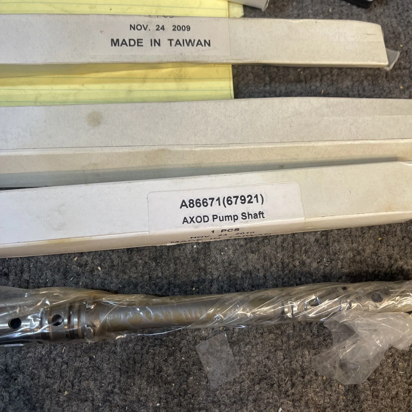 Oil Pump Shaft with PTFE Sealing Rings for AXODE/AXOD/AX4S/AX4N Transmissions - A86671 image 3