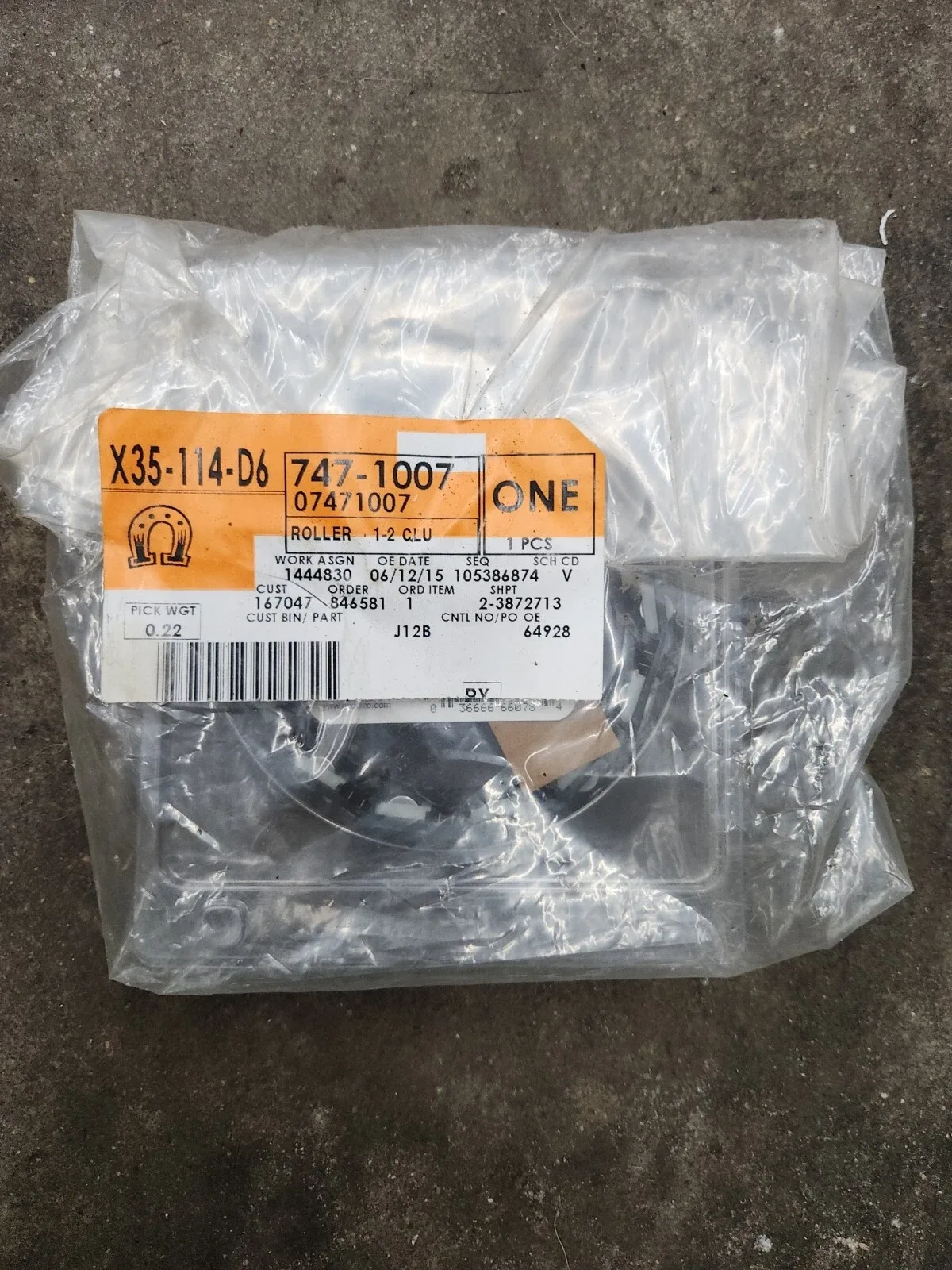 GM 7471007 Automatic Transmission 1-2 Clutch Roller Bearing
